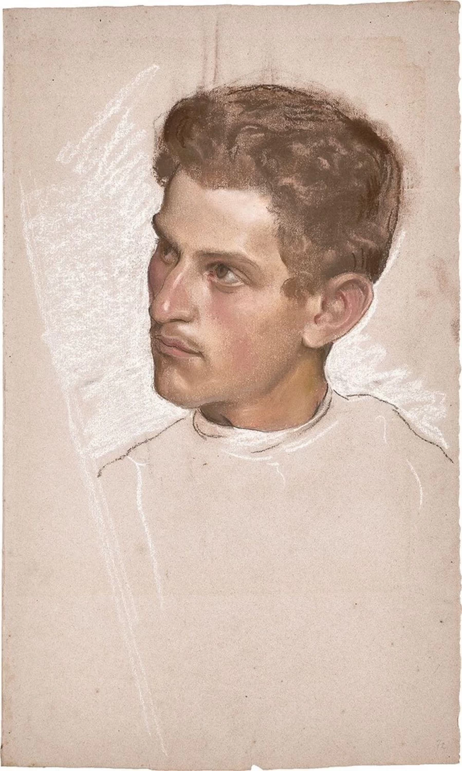 Testa di giovane uomo